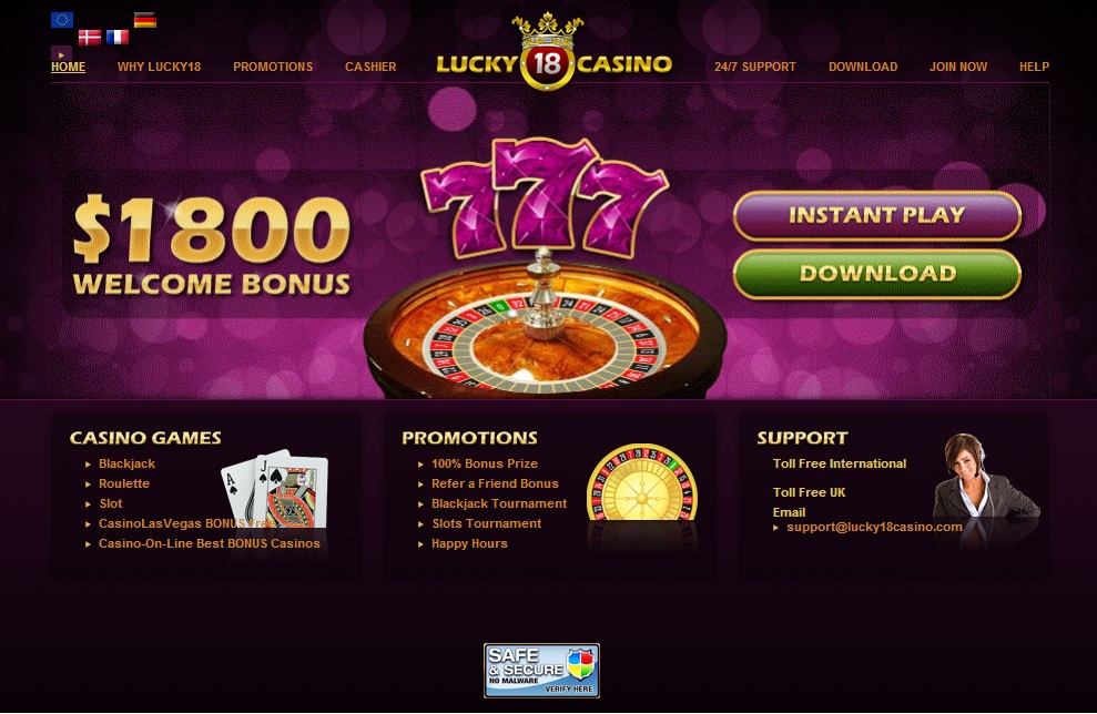 lucky casino бездепозитный бонус